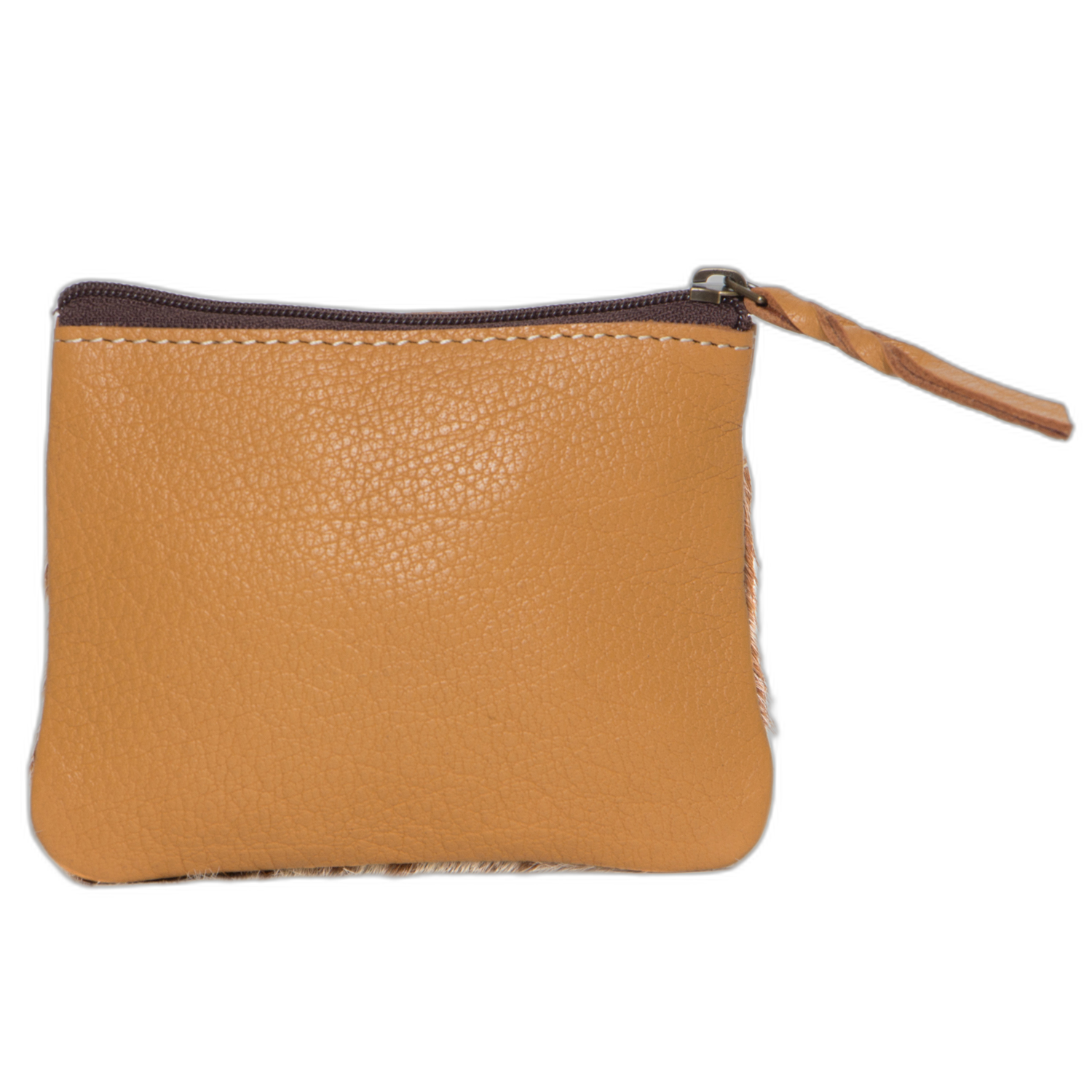 Tooled Cowhide Zip Purse | AC46
