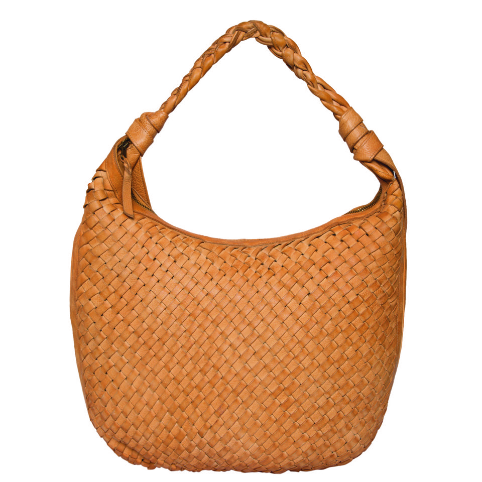 The Belfast | Woven Washed Leather Boho Bag