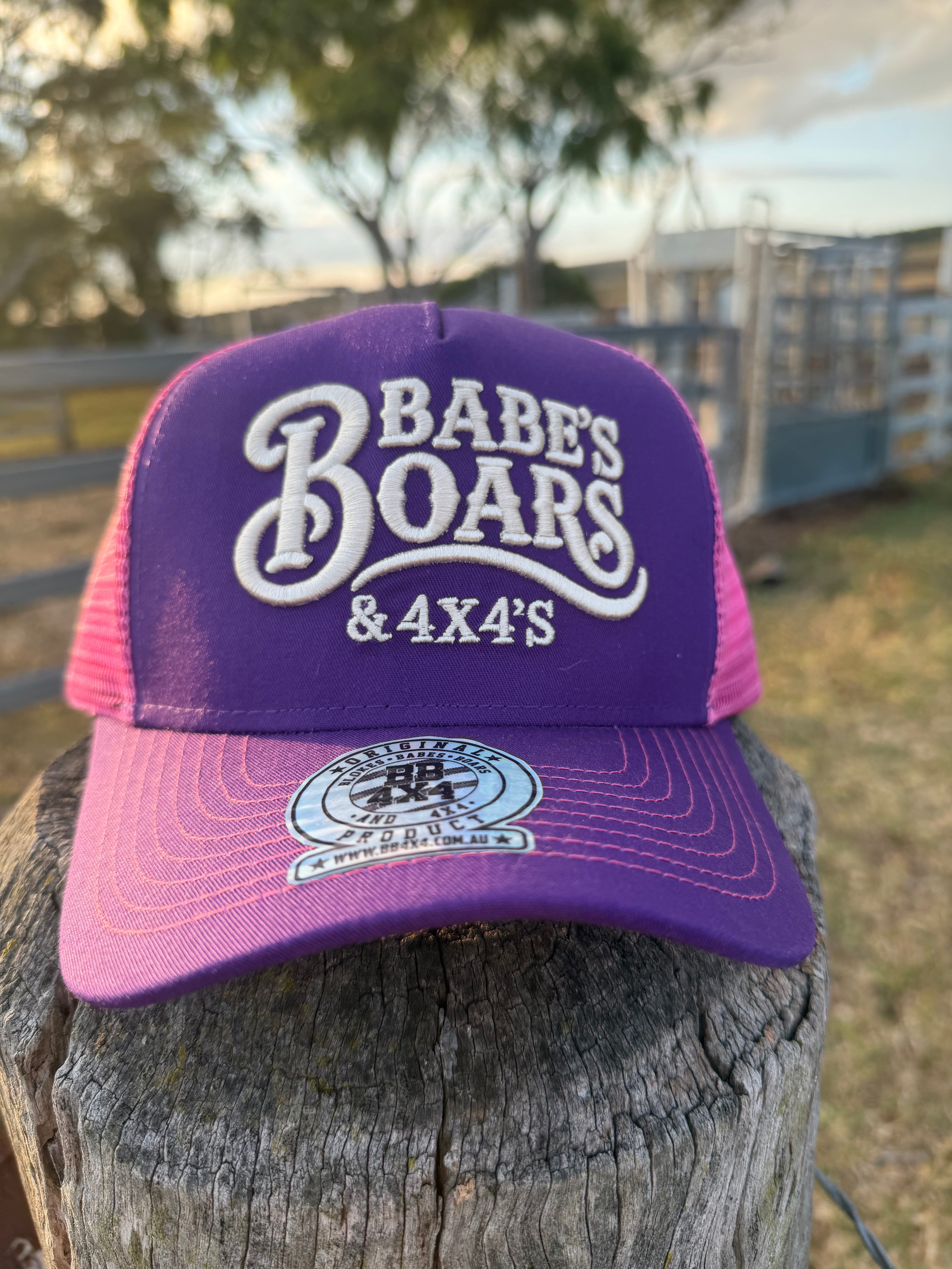 BB4x4 Babes Old School Signature Trucker Hat