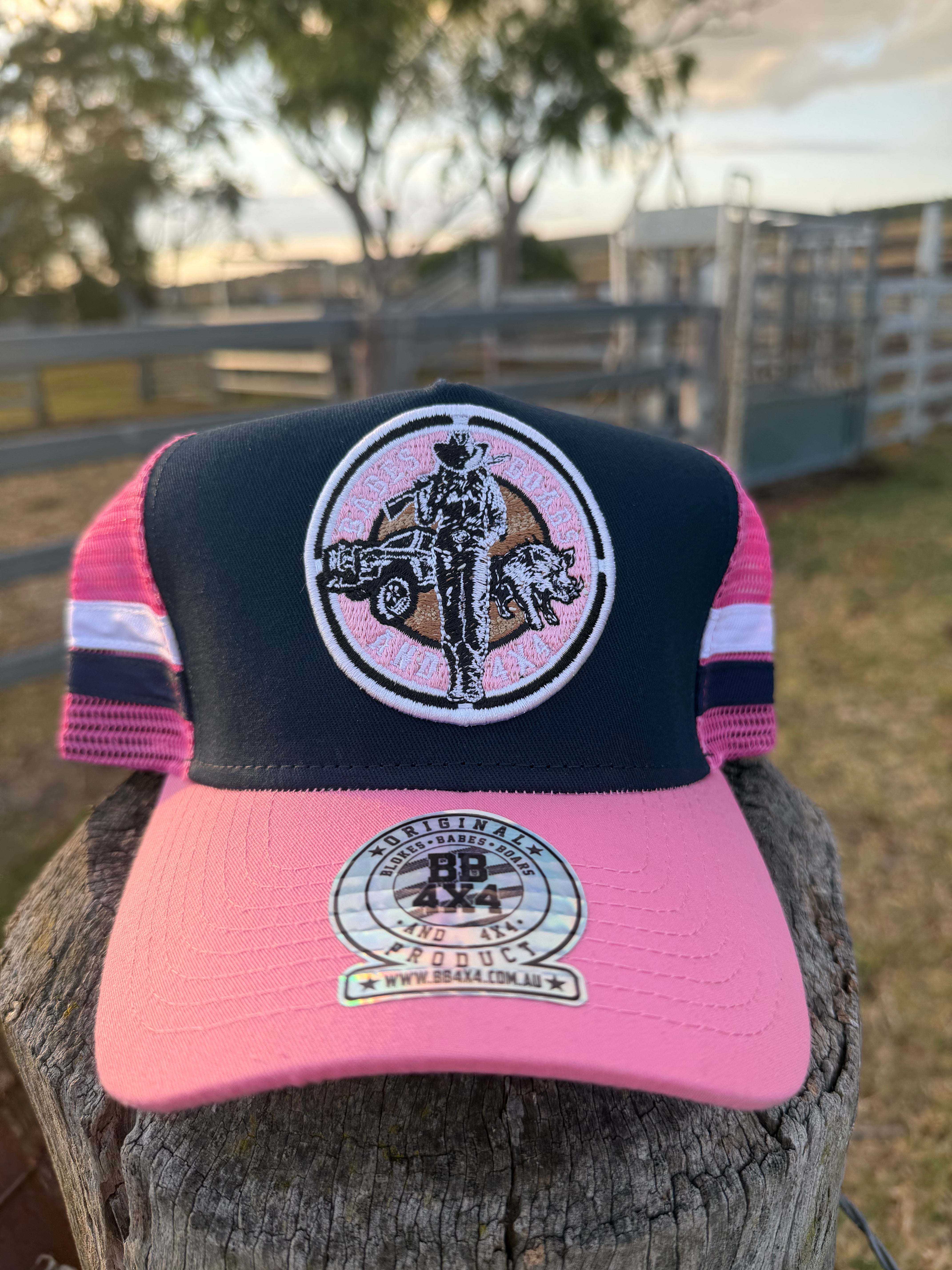 BB4x4 Babes Navy & Pink Trucker Hat