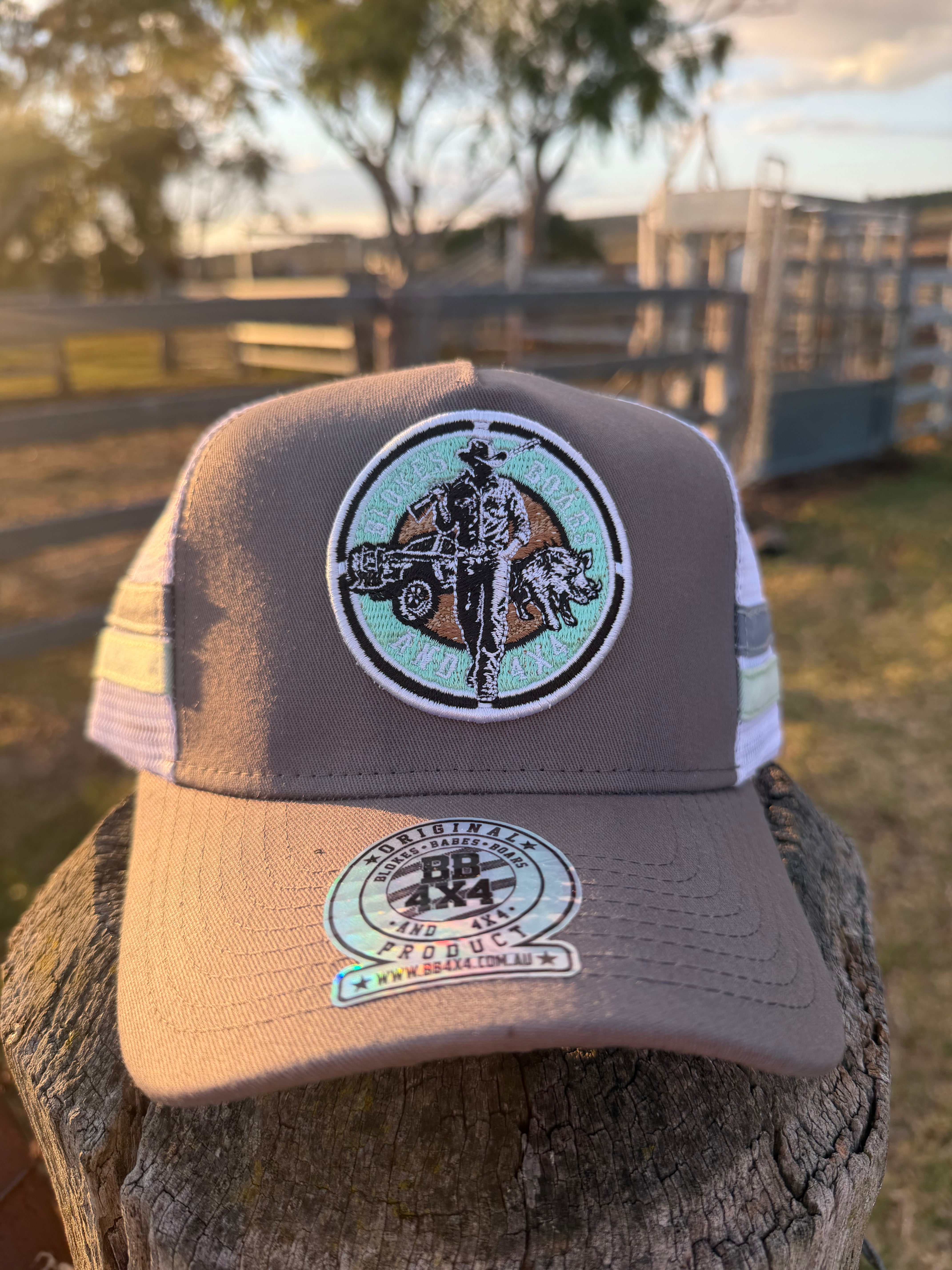 BB4x4 Blokes Grey Trucker Hat