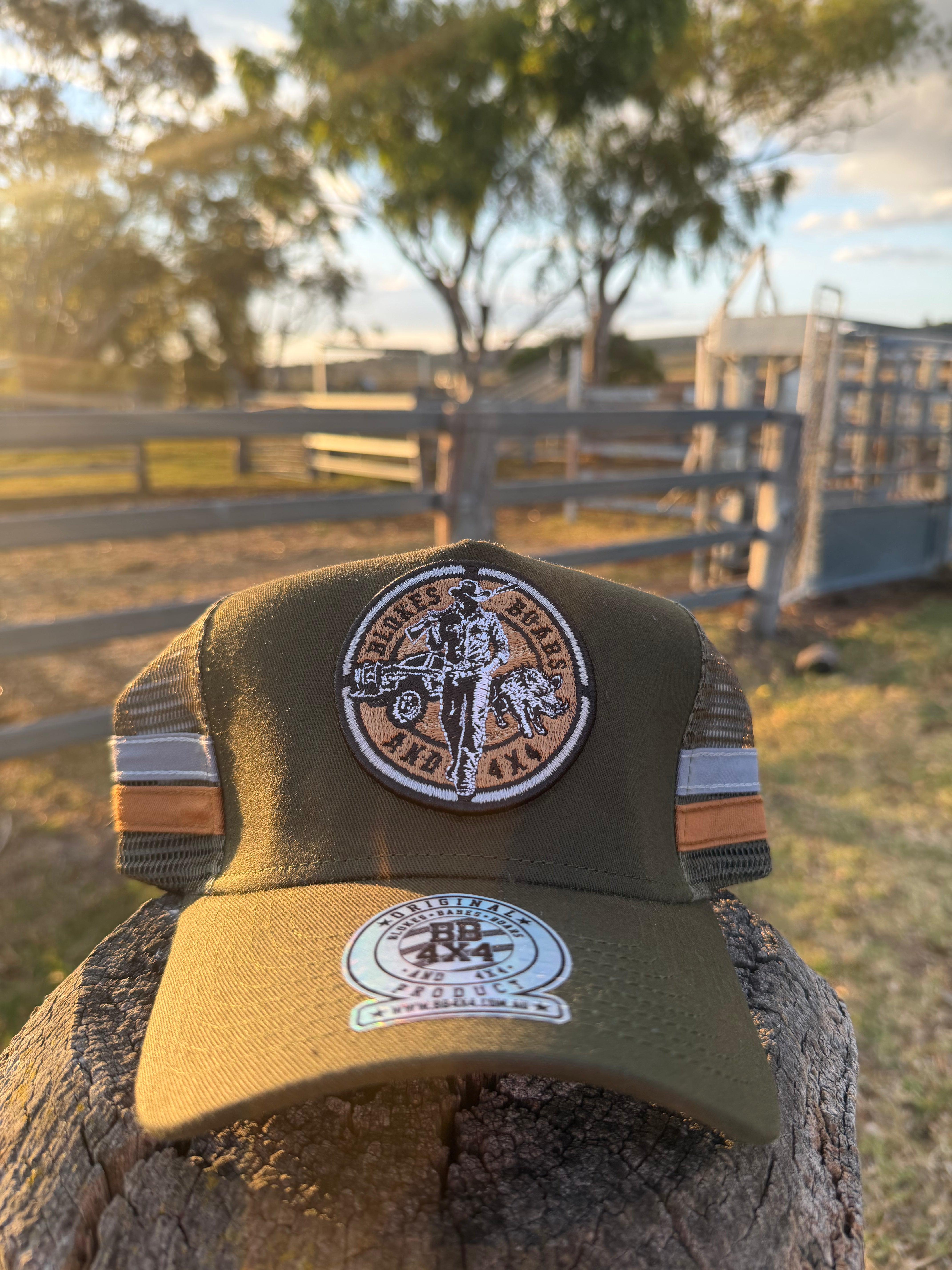 BB4x4 Blokes Deep Green Bush Trucker Hat