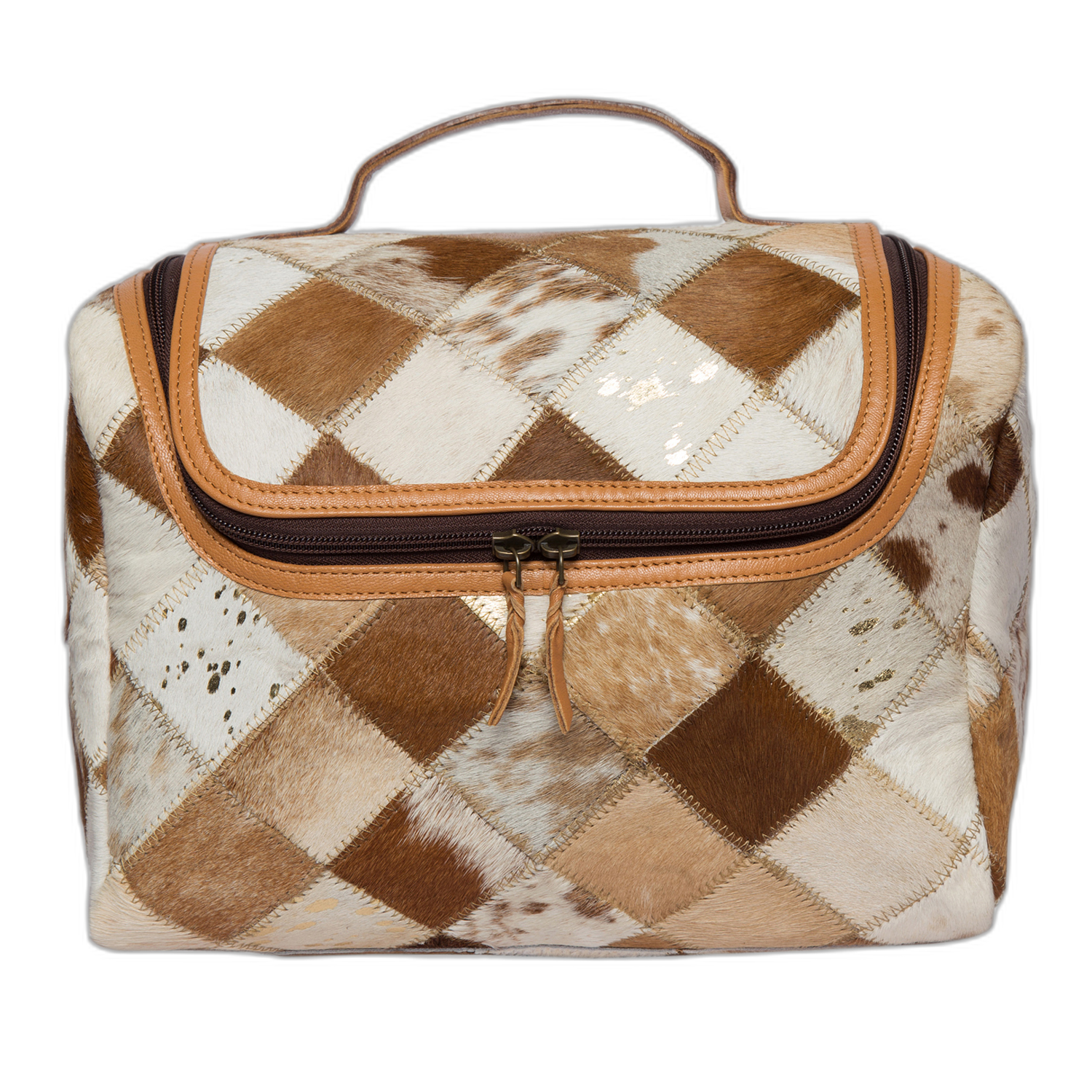 The Patchwork | Cowhide Toiletries Bag