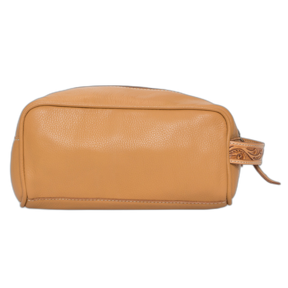 The Coro | Tooled Cowhide Toiletries Bag