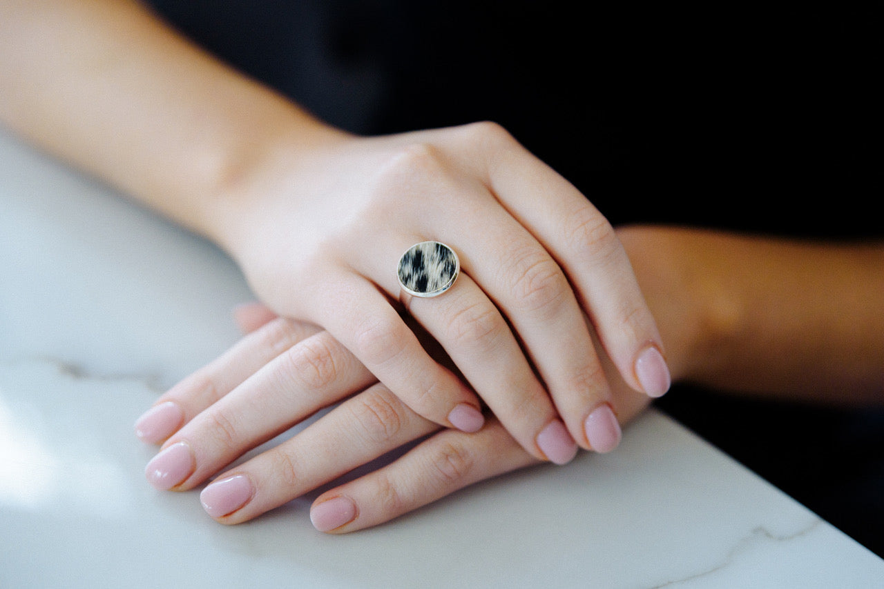 The Egypt | Adjustable Cowhide Ring