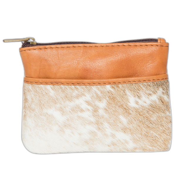 The Peru | Card and Change Cowhide Purse
