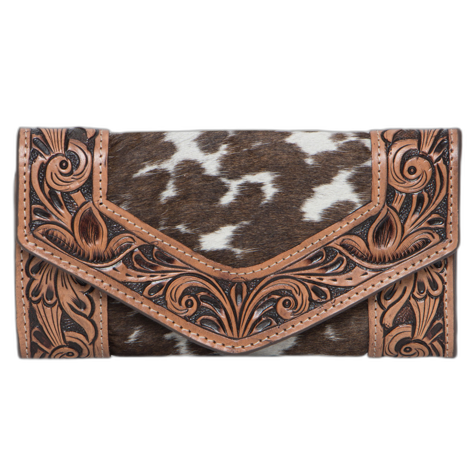 The Cuba | Tooling Leather Trifold Cowhide Wallet