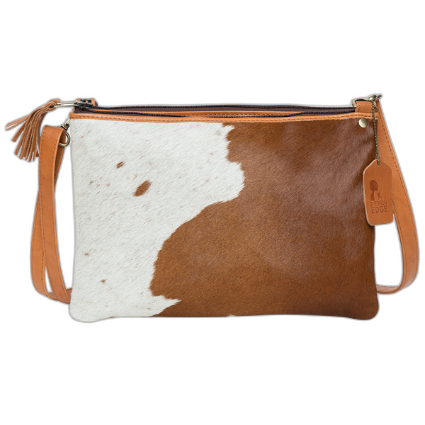 The London | Double Zipper Cowhide Handbag