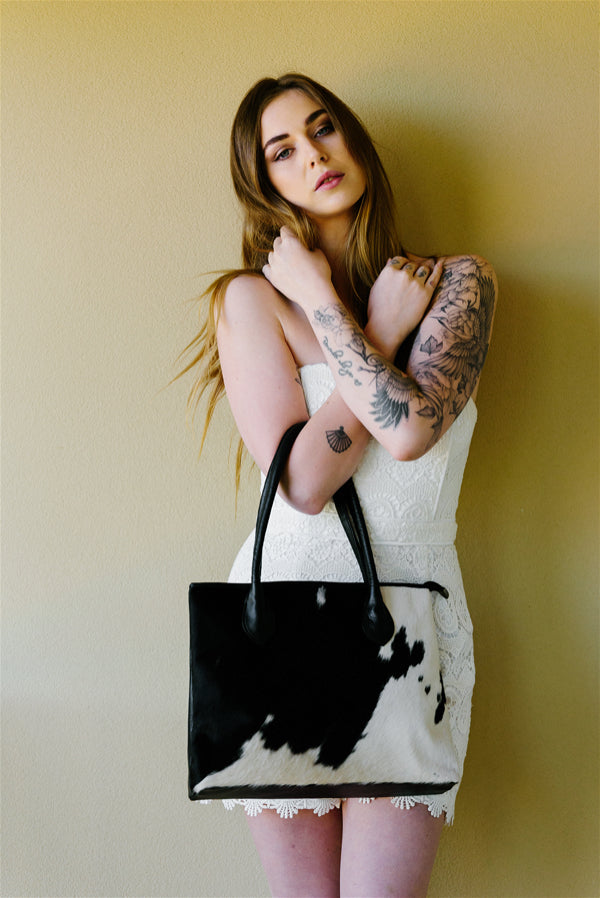 The England | Cowhide Tote Bag