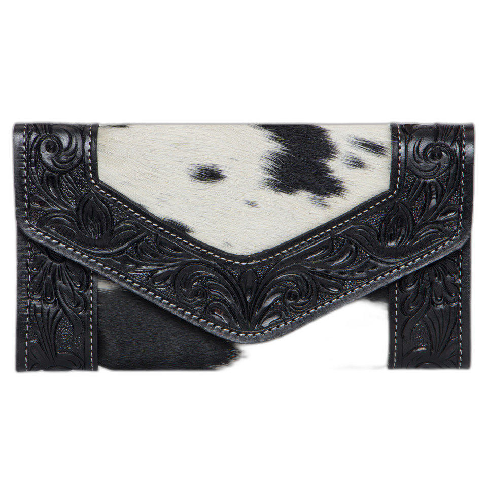 The Cuba | Tooling Leather Trifold Cowhide Wallet