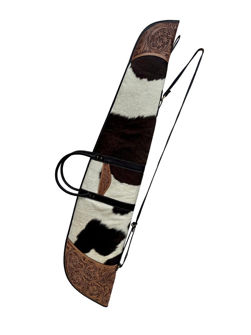 The GUN04 | Extra Large Tooled Cowhide Rifle Case