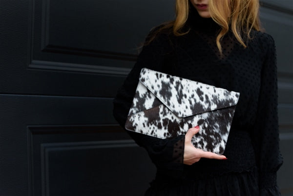 The Graz | Envelope Cowhide Clutch