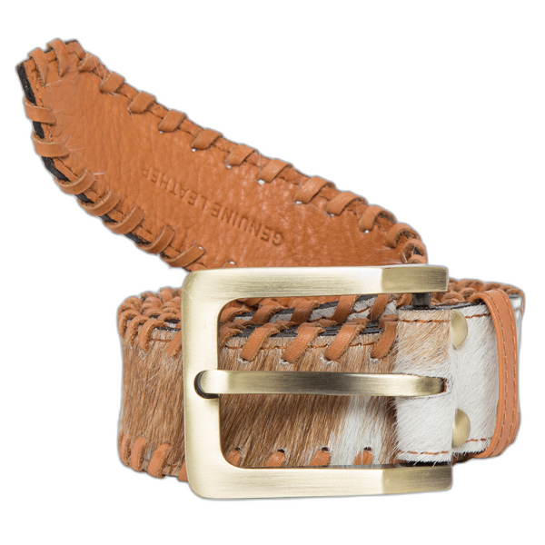 The Boho Cowhide | Hand-Woven Belt