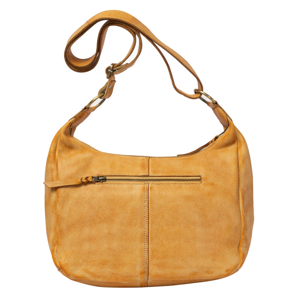 The Clara | Woven Washed Leather Sling Bag