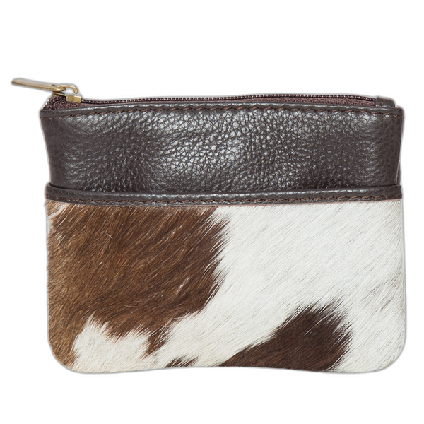 The Peru | Card and Change Cowhide Purse