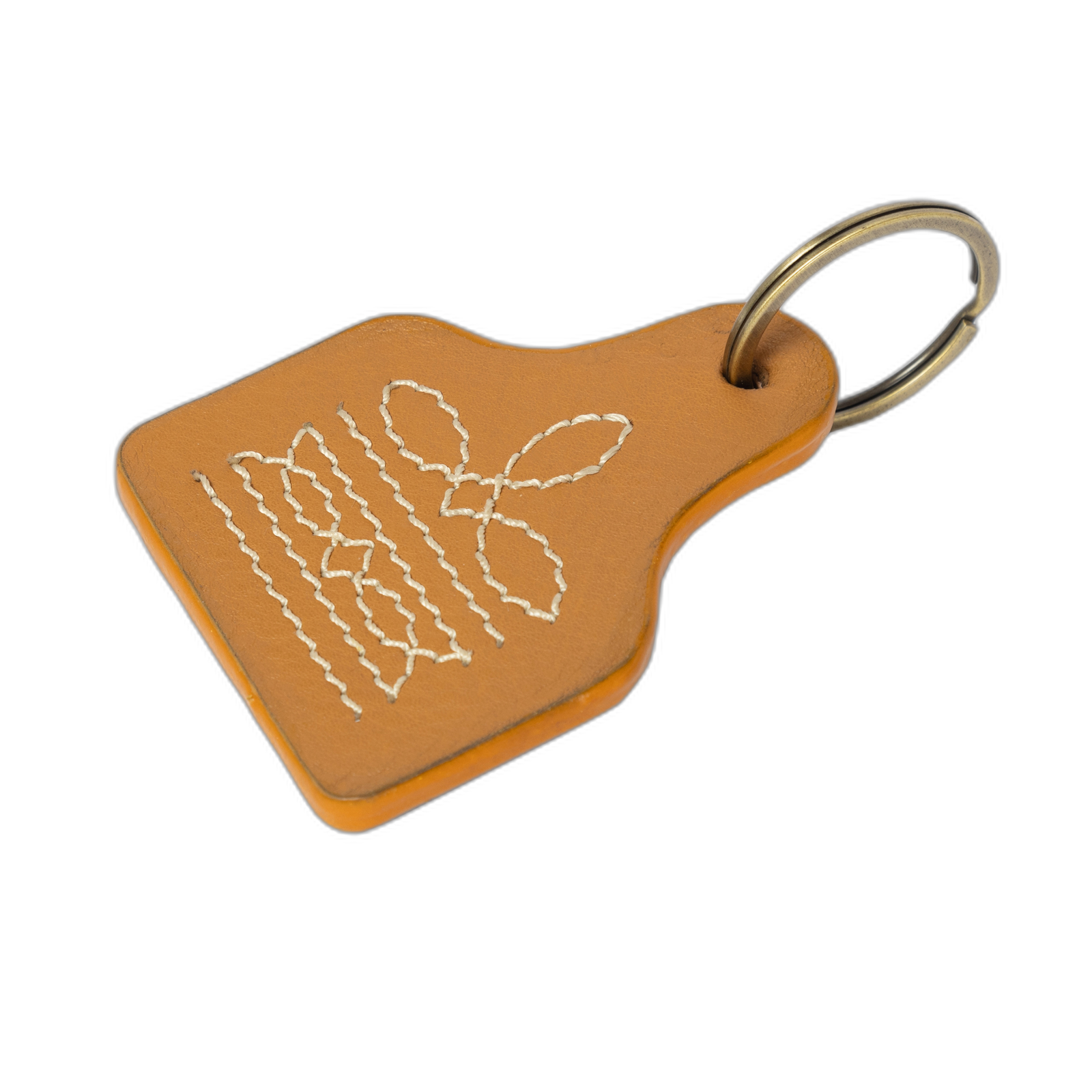 The Boot Stitch | Cattle Tag Keyring
