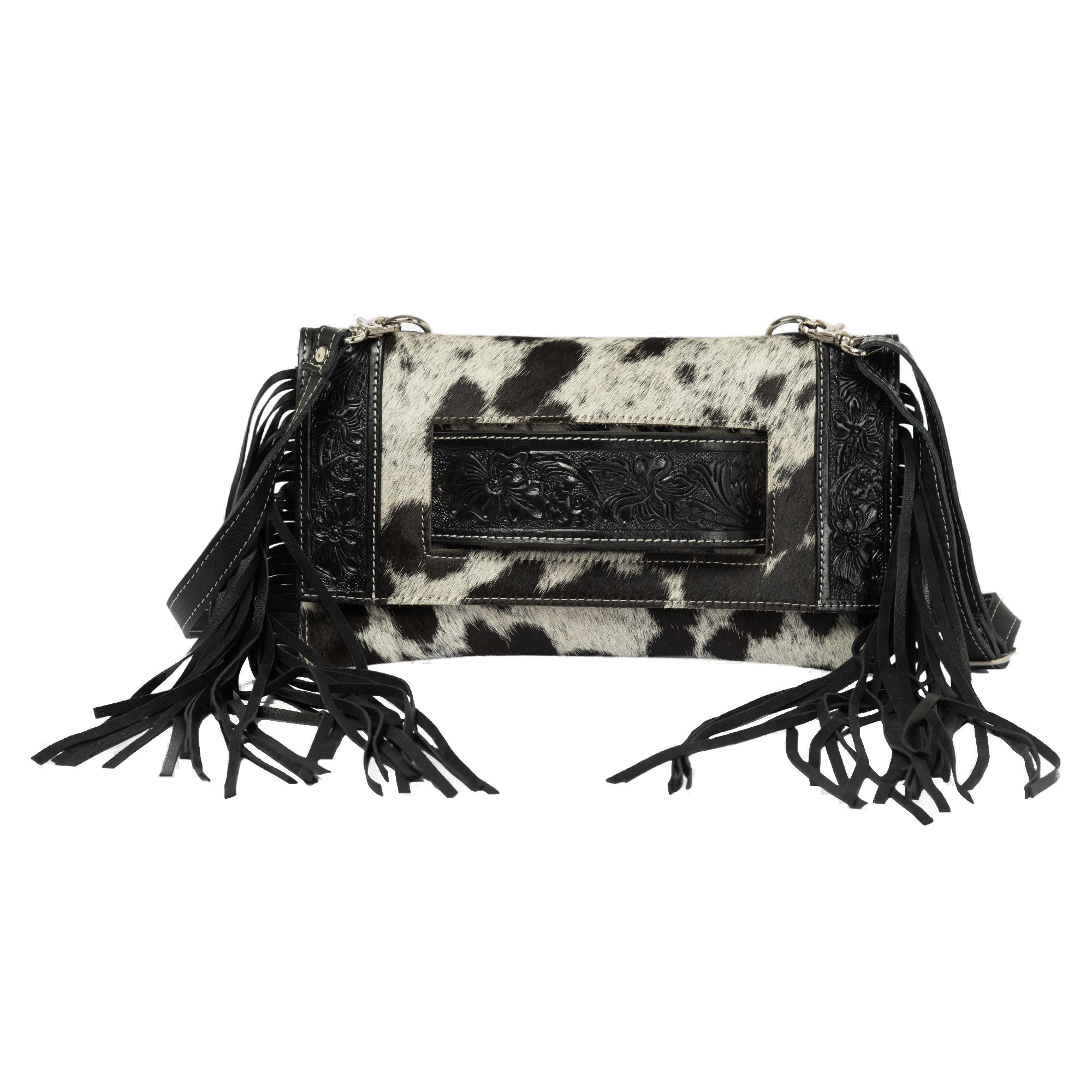 The Maraba | Cowhide Tooled Hand Clutch Bag