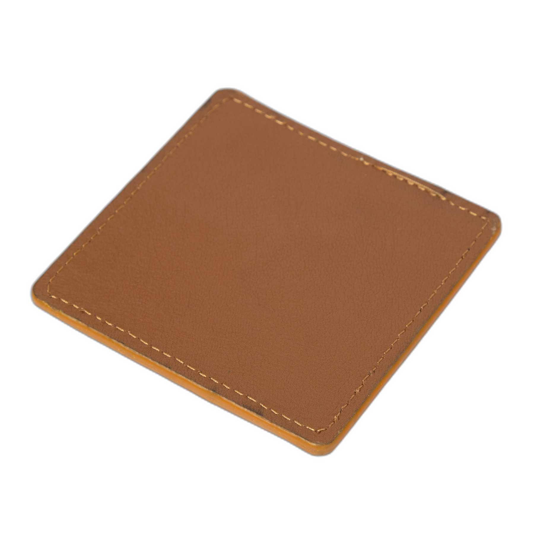 The Cabo | Boot Stitch Cowhide & Leather Coaster Set of 4