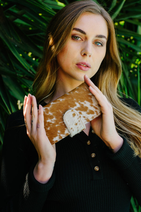 The Vermont | Small Flap Cowhide Wallet