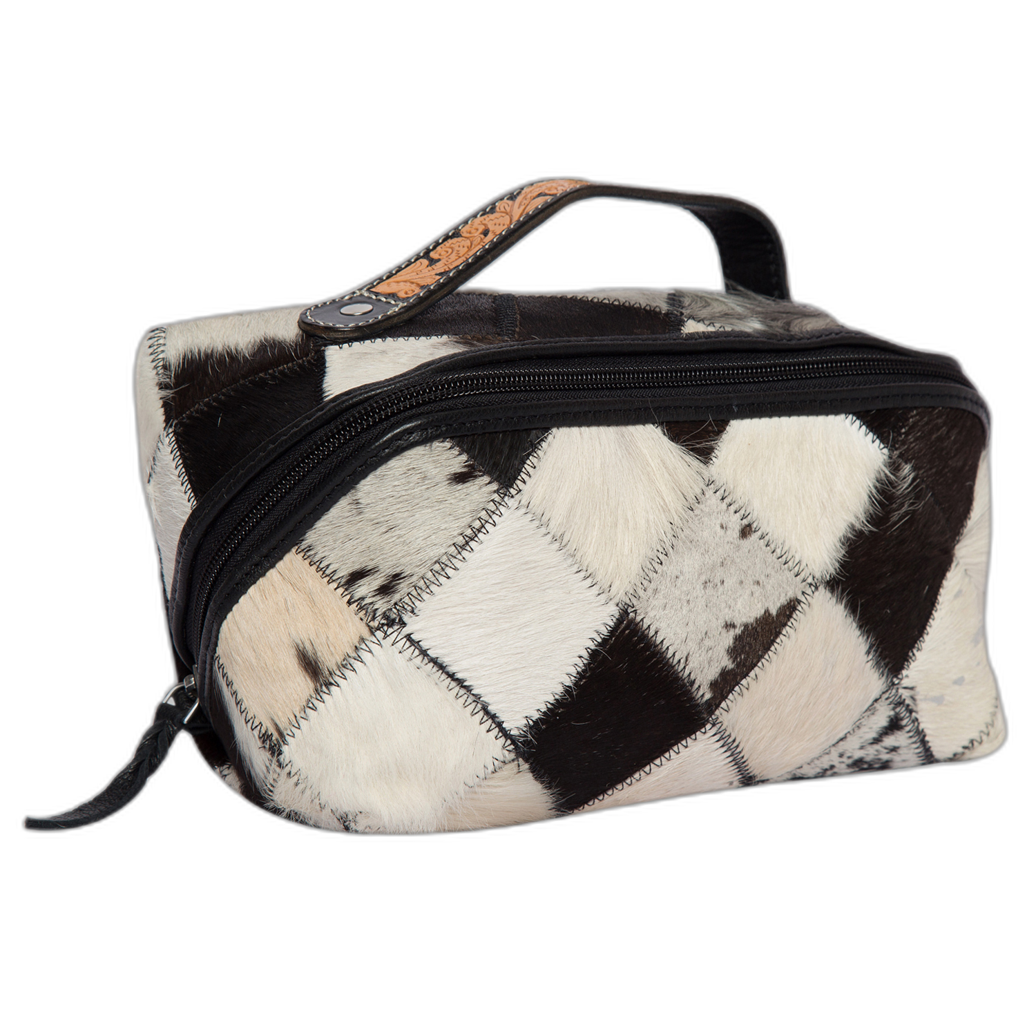 The Keepsake | Cowhide Cosmetics Bag