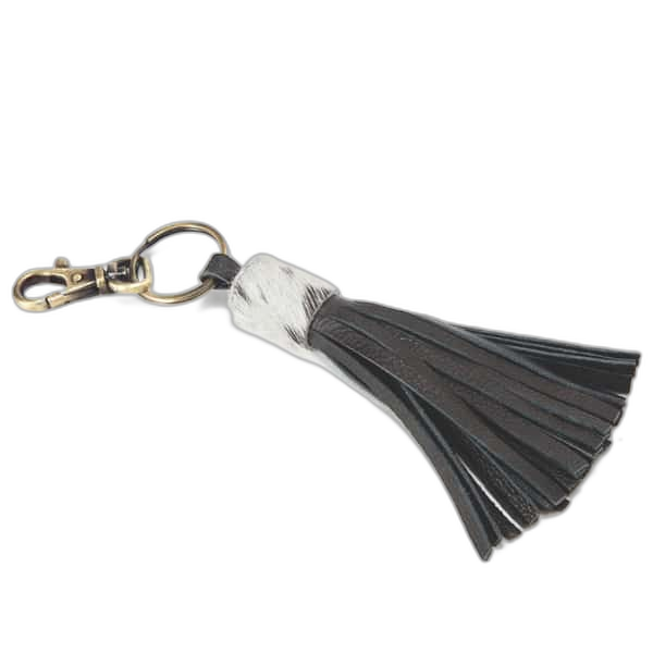 The Bali | Cow Leather Tassel Keyring
