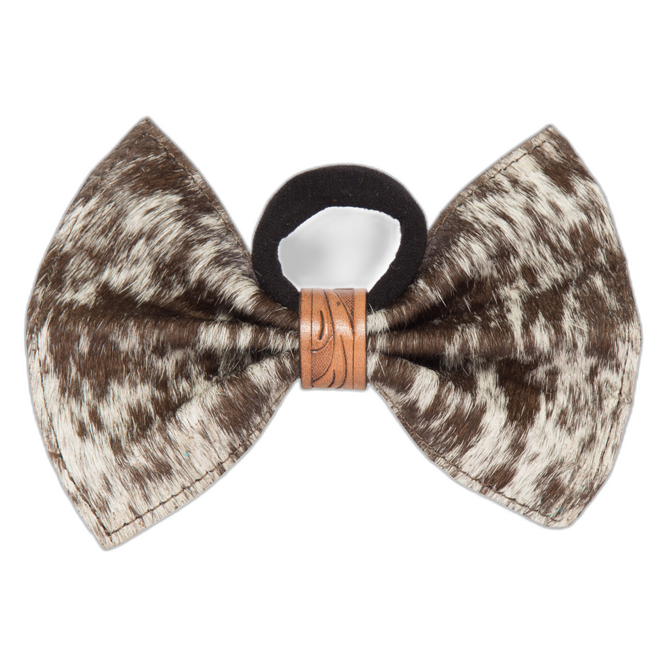 The Bow | Cowhide Bow Hair Tie