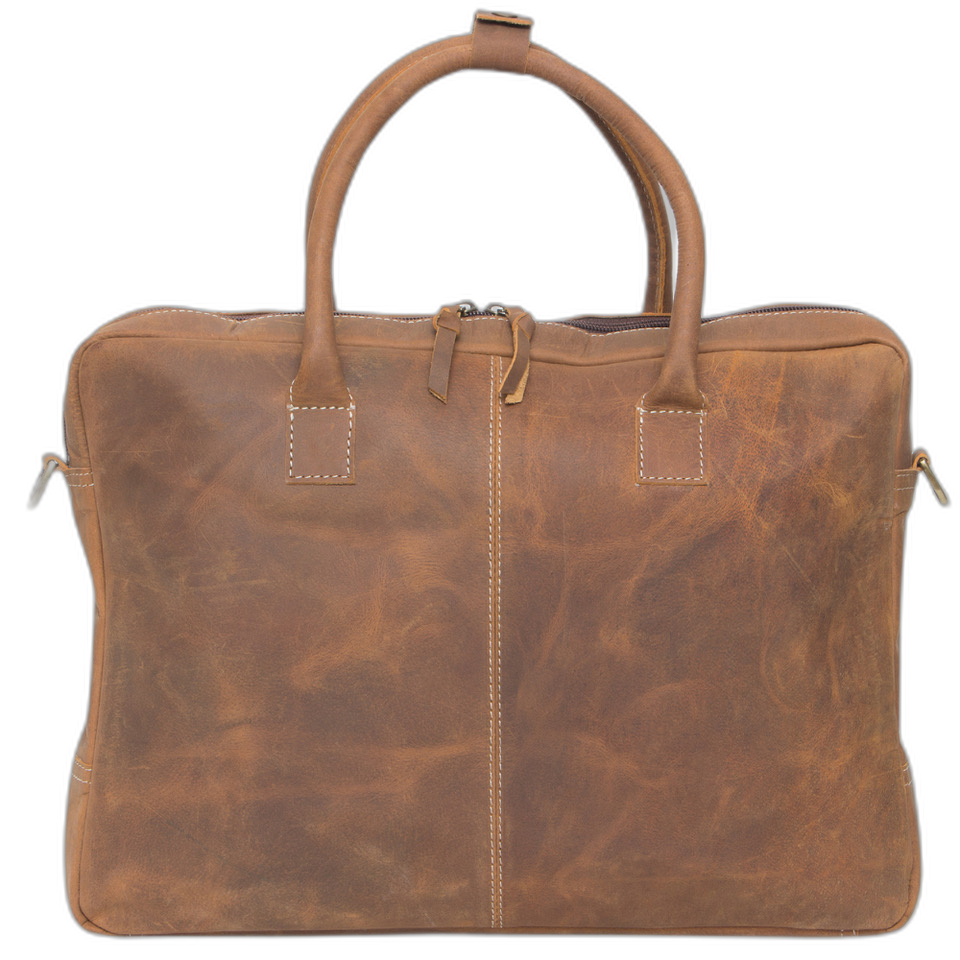 The Workhorse | Antique Leather Laptop Bag
