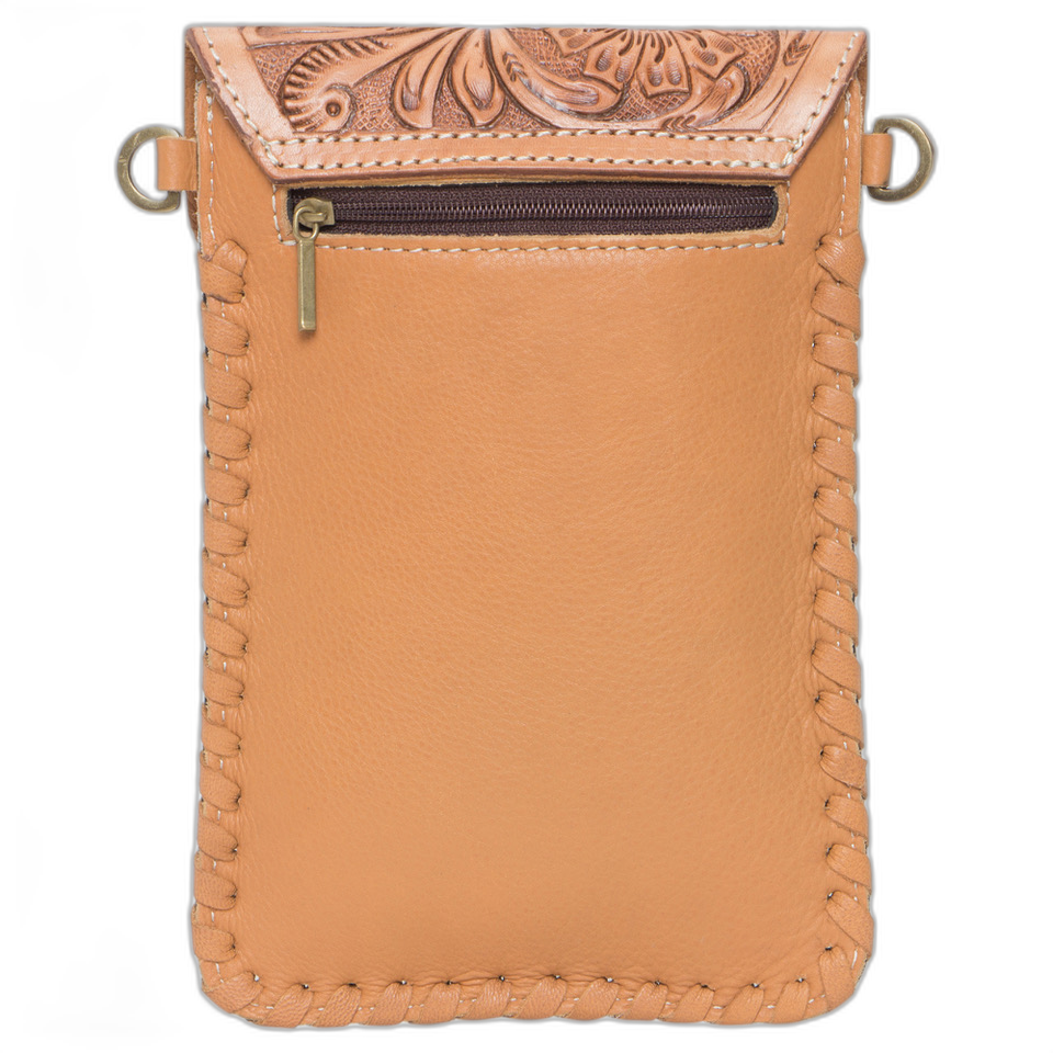 The Tole | Tooling Leather Cowhide Phone Bag