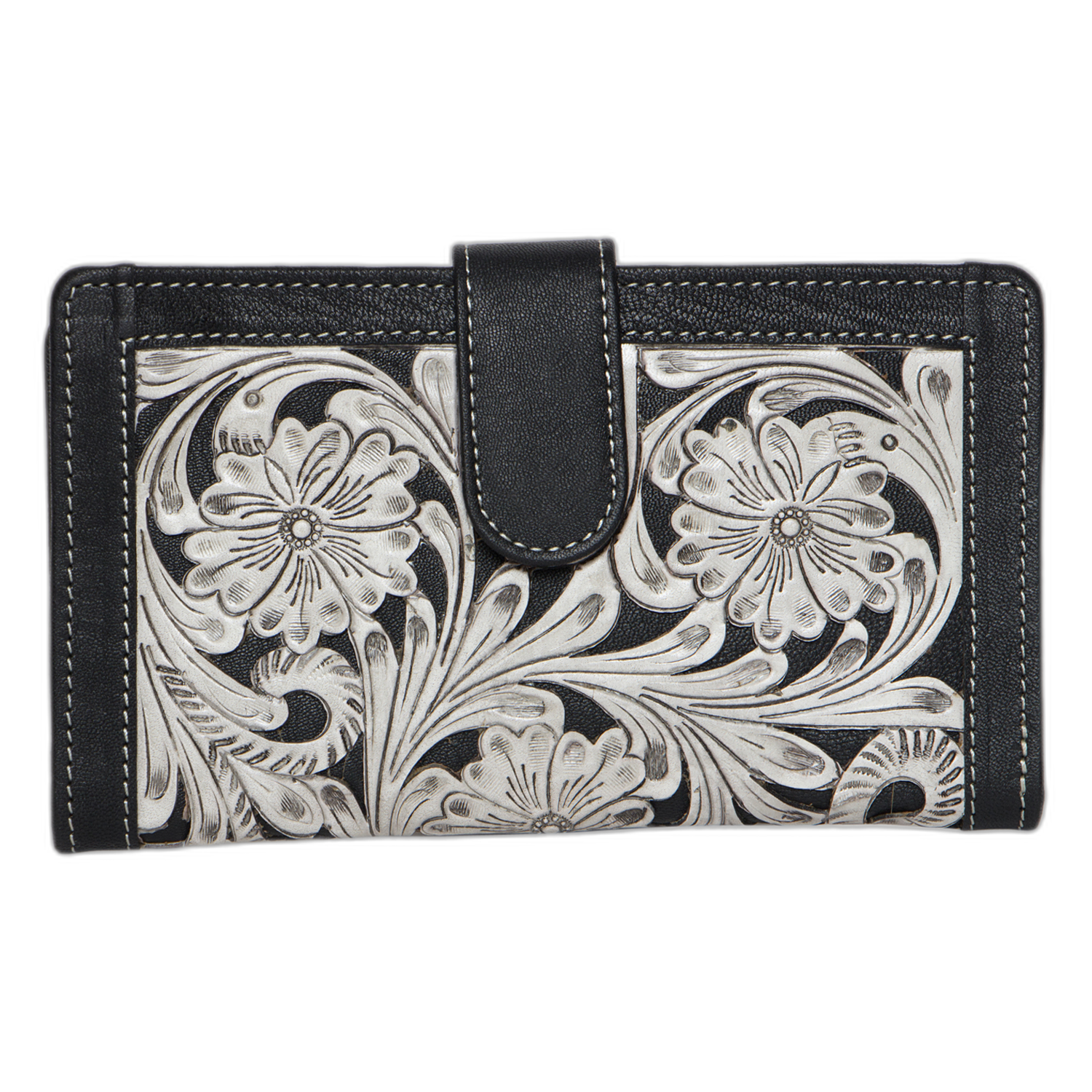 The Carved Clutch | Tooling Leather Wallet