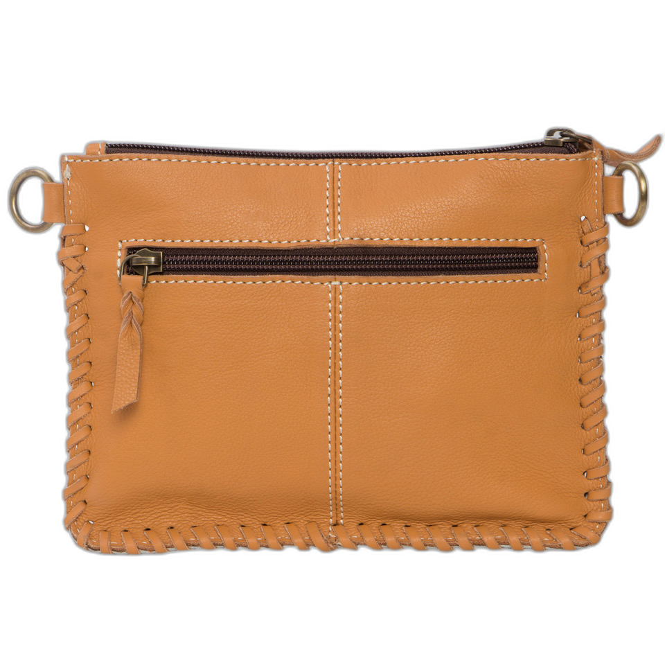 The Volcan | Tooling Leather Cowhide Small Clutch Bag