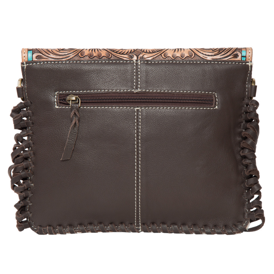The Calbuco | Tooling Leather Cowhide Flap Bag