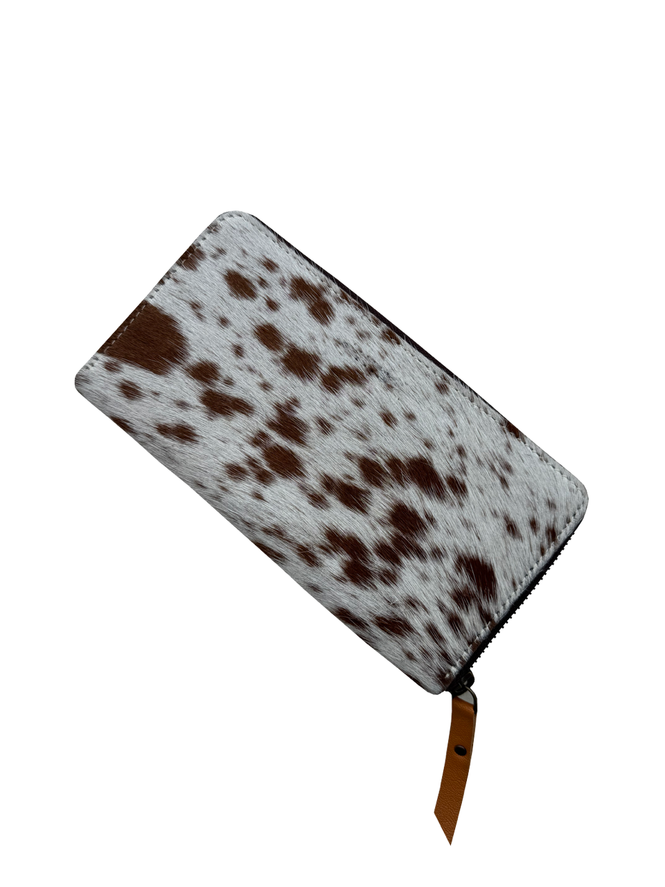 The Merida | Cowhide Sunflower Tooling Leather Zippered Wallet