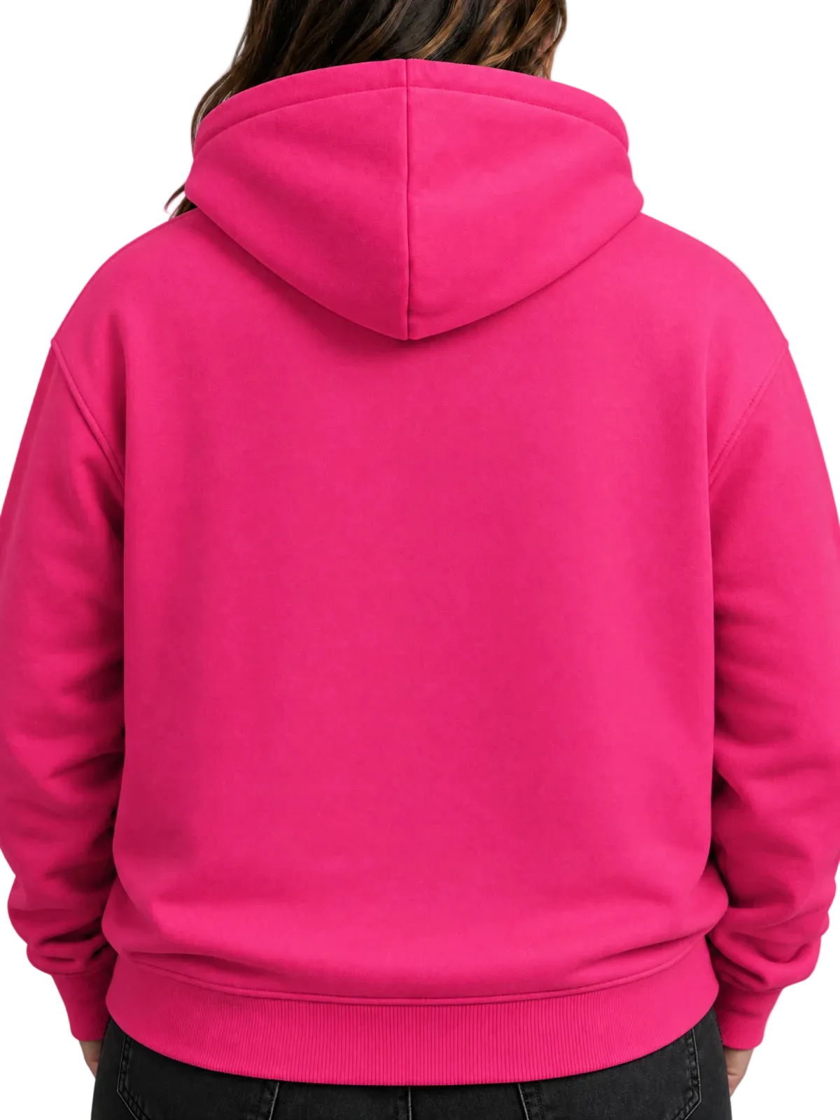 BB4x4 hot pink hoodie, back (designs print here)