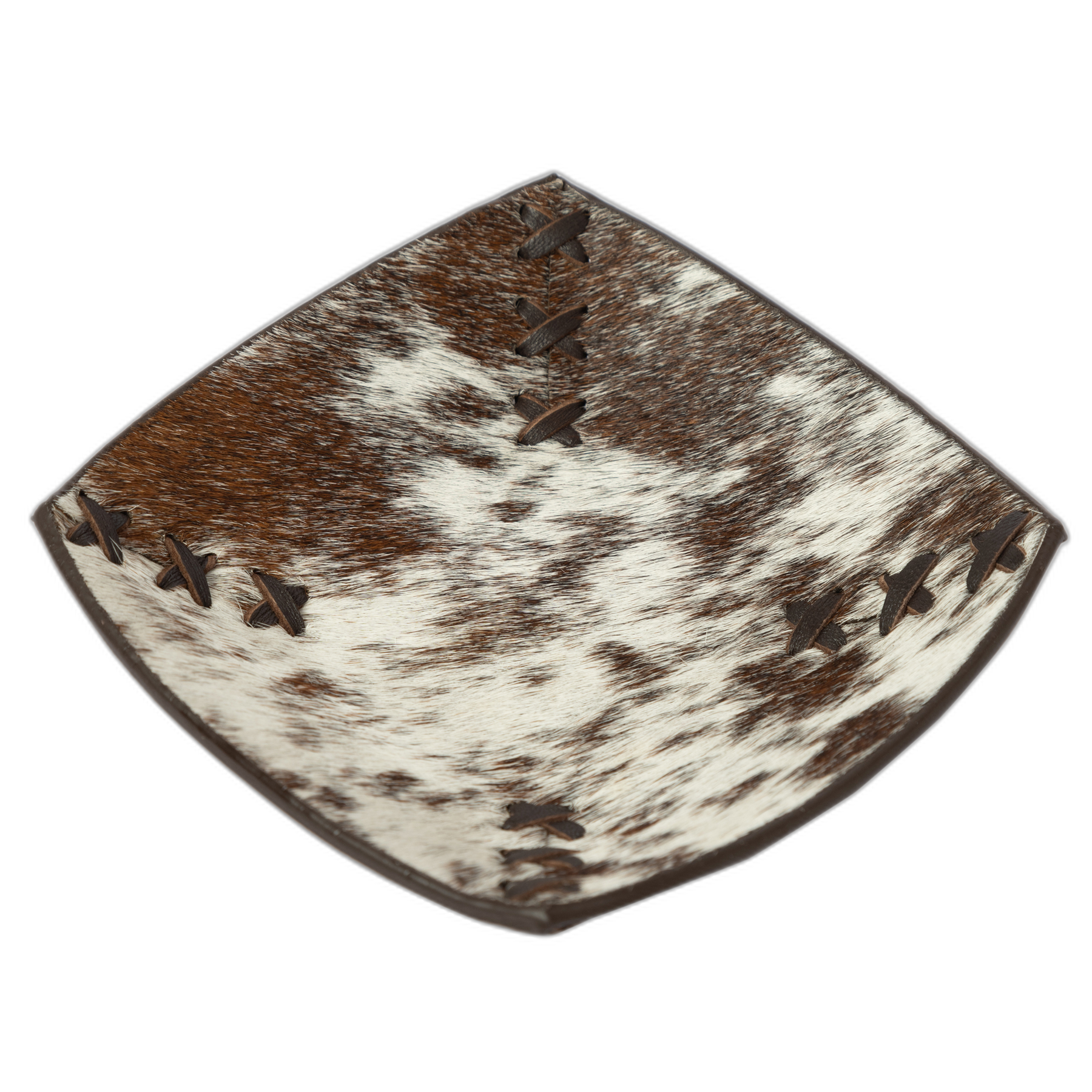 The Hide & Weave | Cowhide Trinket Tray