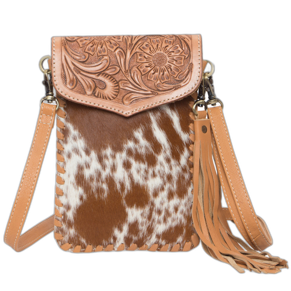 The Tole | Tooling Leather Cowhide Phone Bag