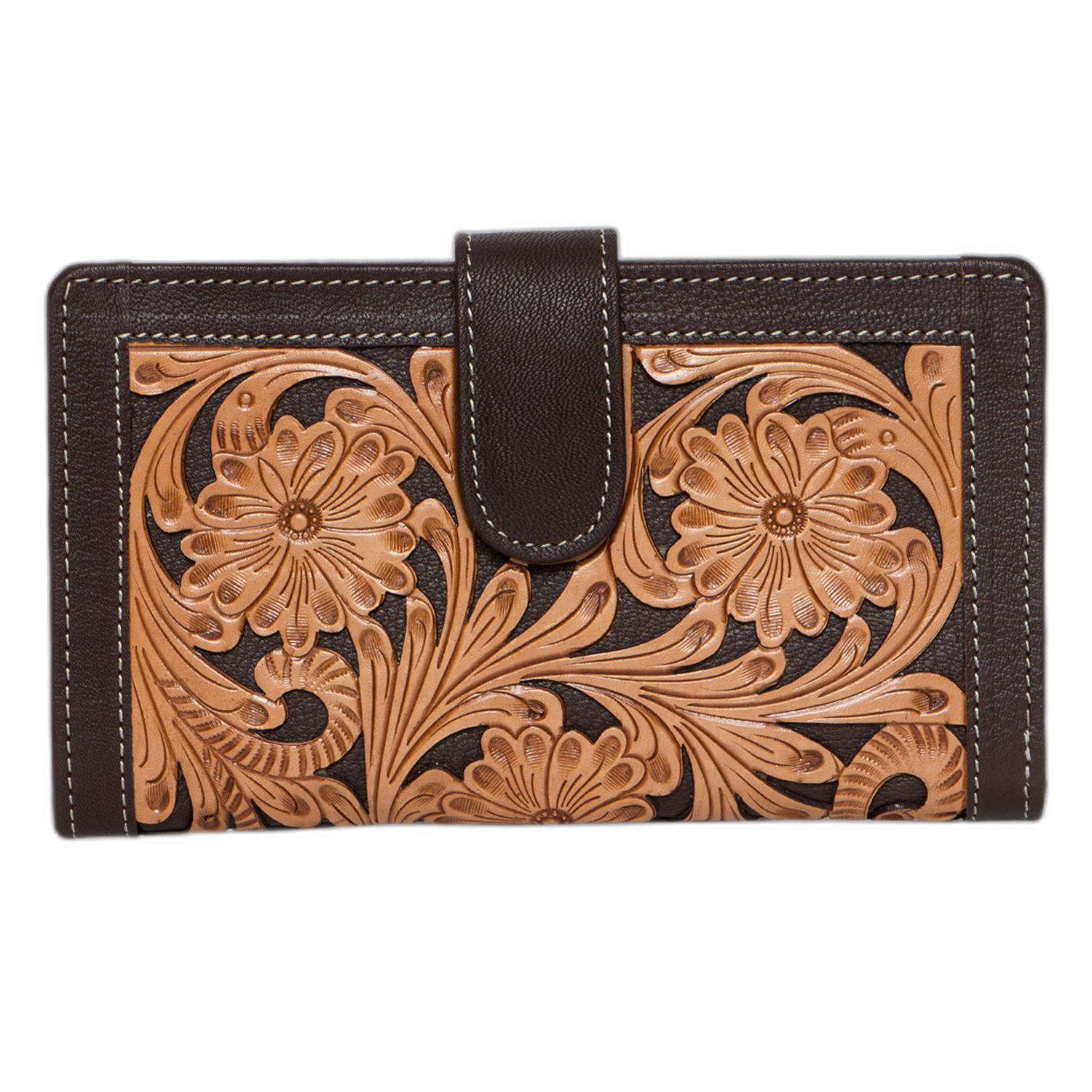 The Carved Clutch | Tooling Leather Wallet