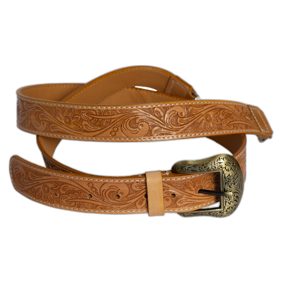 The Adjustable Strap | Tooled Leather Bag Strap