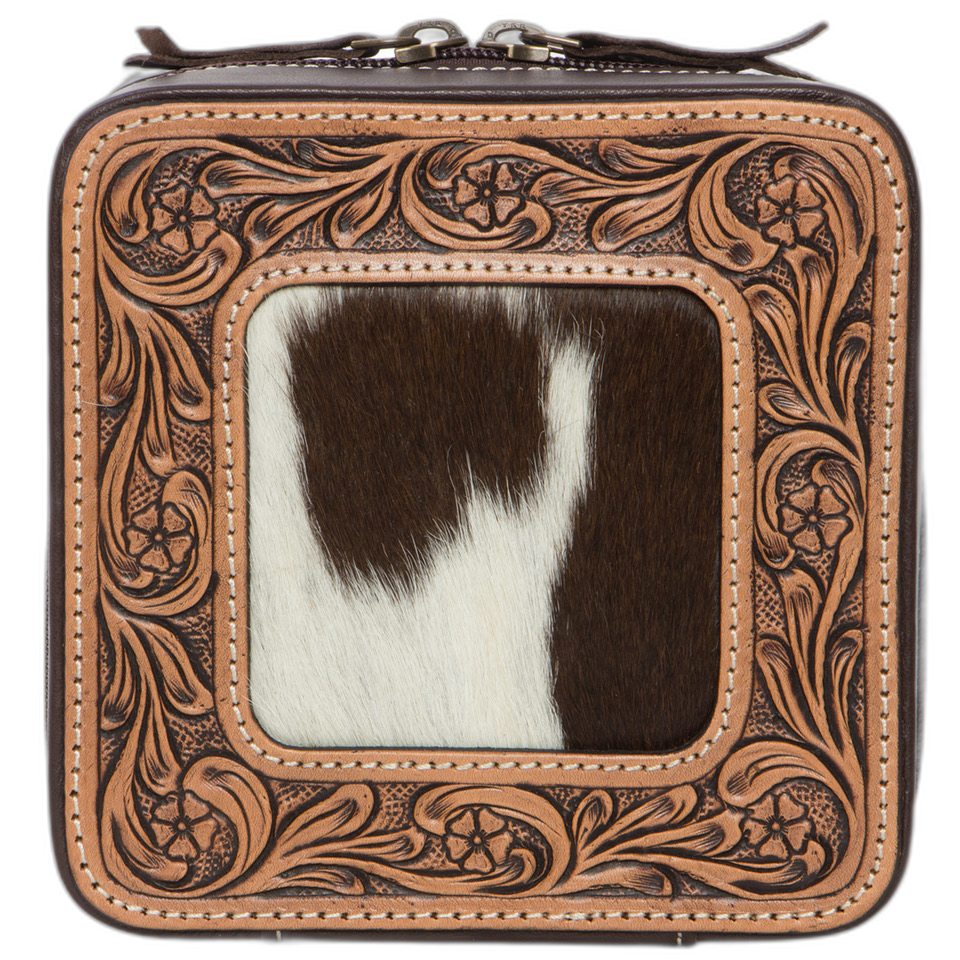 The Keepsake | Tooling Cowhide Jewellery Box