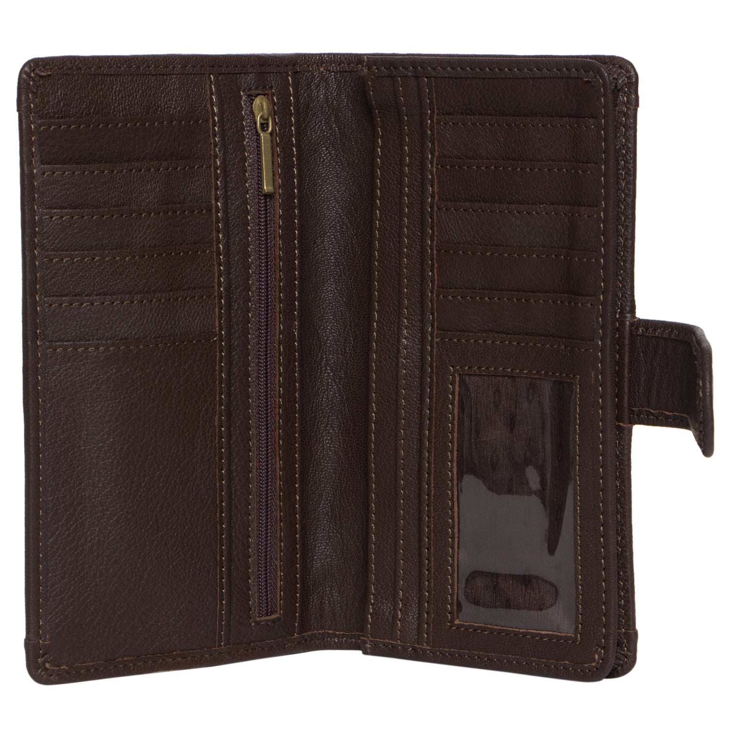 The TLW25 TURQ | Tooling Leather Carved Clutch Wallet with Turquoise Base