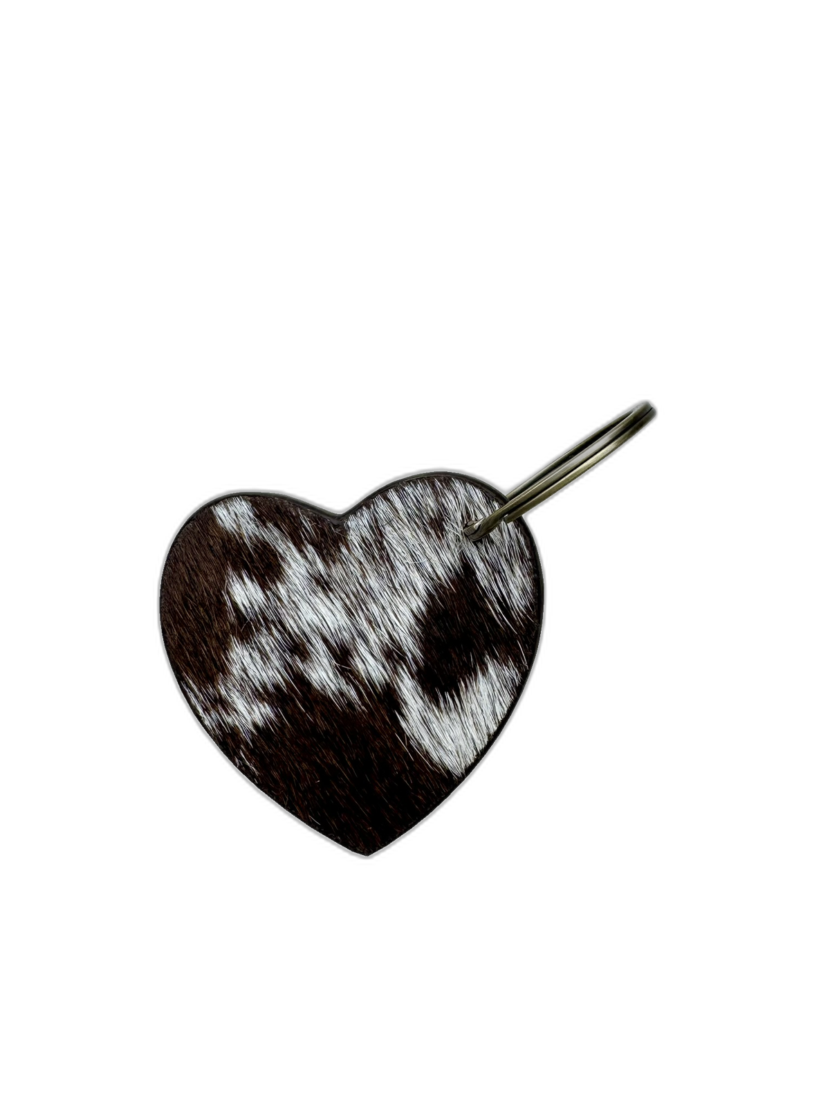 The Heart | Buck-Stitch Leather Keyring