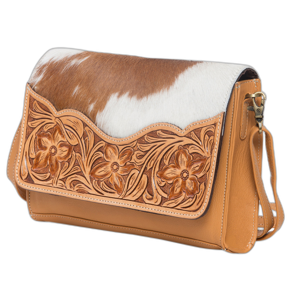 The Valencia | Tooling Leather Rectangular Flap Bag