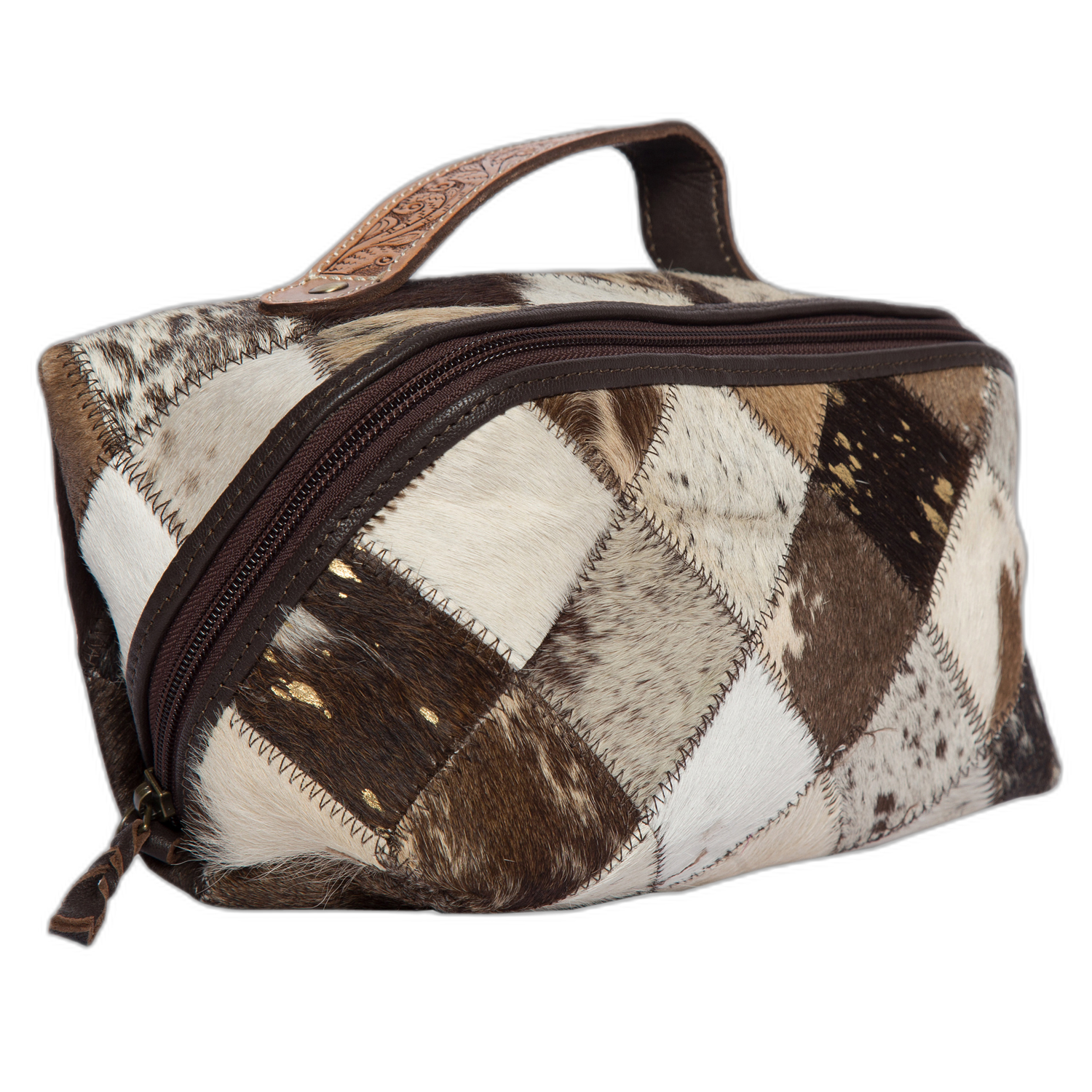 The Keepsake | Cowhide Cosmetics Bag