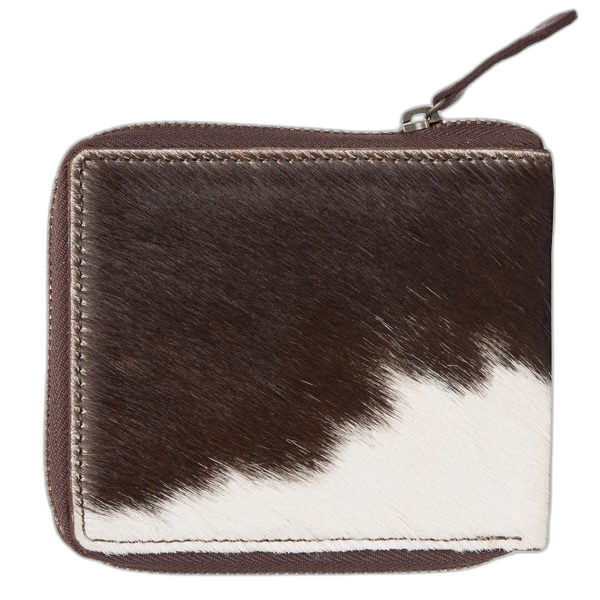 The CA04 | Small Cowhide Zippered Unisex Wallet