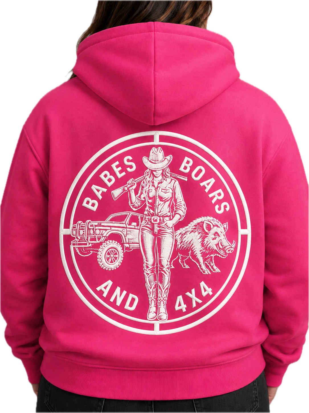 BB4x4 Hot Pink Hoodie