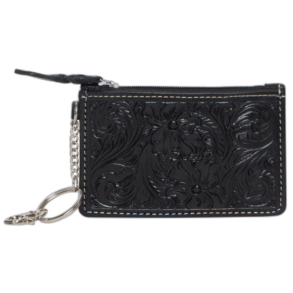 Tooled Leather Card & Coin Purse | CA09