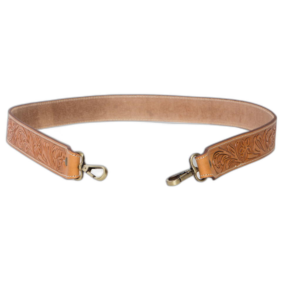 The Everyday Strap | Interchangeable Tooled Leather Bag Strap