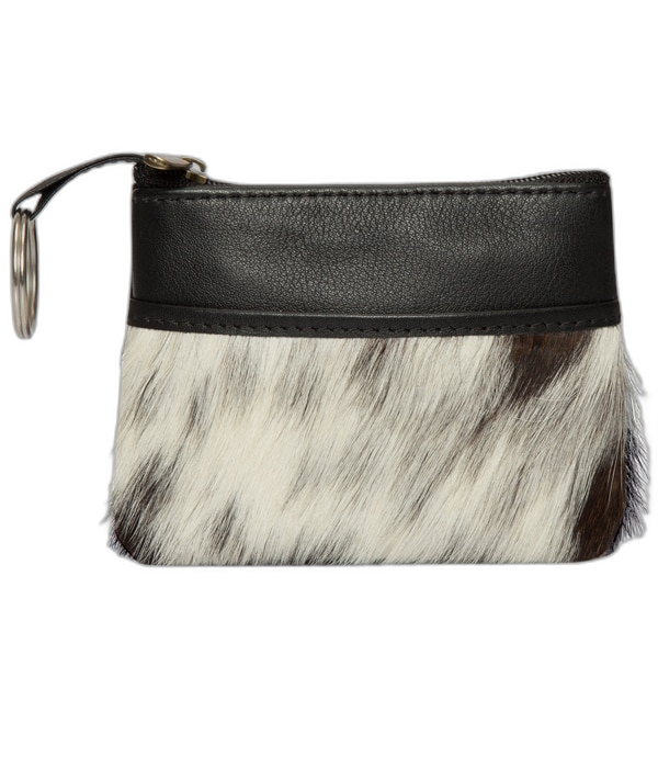 The Peru | Card and Change Cowhide Purse