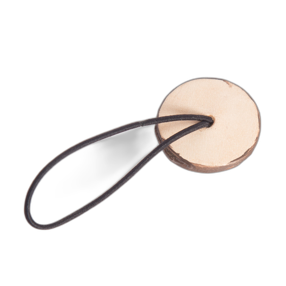 The Circle | Tooled Leather Hair Tie