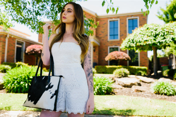 The England | Cowhide Tote Bag